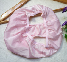 Culotte vintage rose soyeux