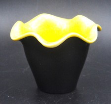 Petit cache-pot, sucrier...  LONGWY bicolore céramique vintage design