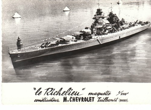 Cpsm richelieu maquette - cpsm,