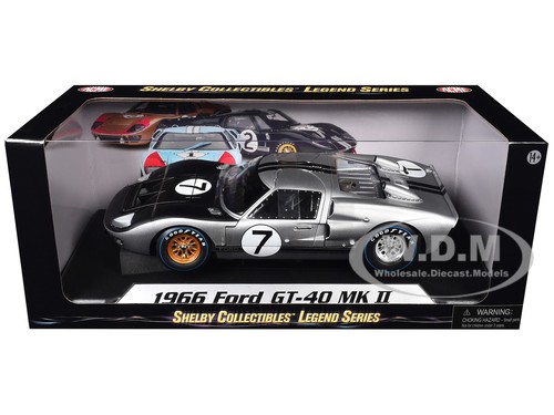 1966 ford gt40 mkii silver - 1966,