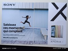 SONY vintage phone Print Ad ! " Collection XPERIA X Phone "