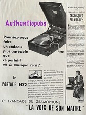 PUBLICITE GRAMOPHONE LA VOIX