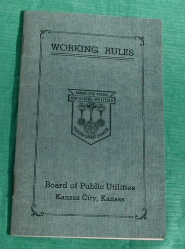 Vintage 1941 booklet - booklet, rules