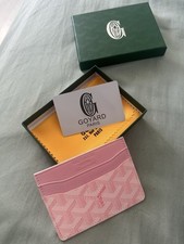 porte carte goyard - rose -