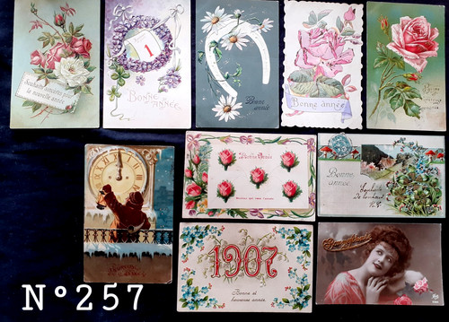 257 10 cartes postales - ,