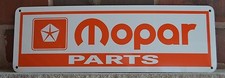 MOPAR Parts Orange sign Hemi