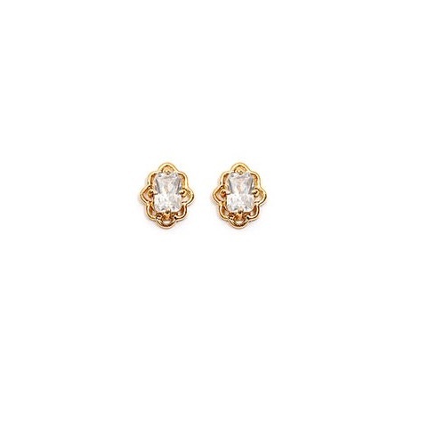 Boucles oreilles puce fleur - boucles,