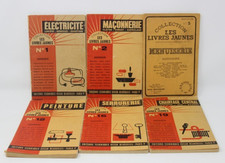 COLLECTION  "LES LIVRES JAUNES"    6 NUMEROS : élect. maç. menu. peint. serru. c