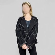 Veste ouverte en laine