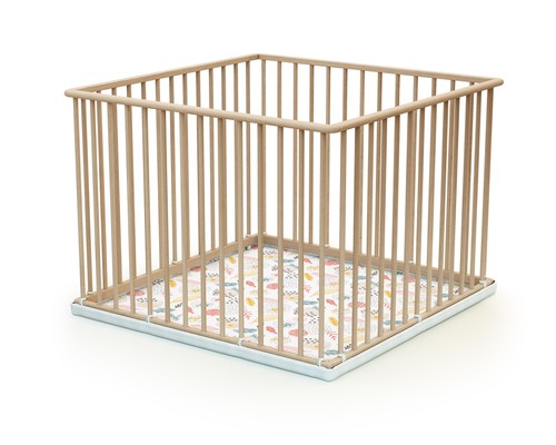 Parc bébé bois 100 - parc,