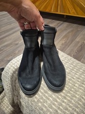 Arche Suede And Leather Black