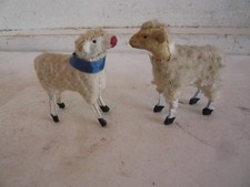 SANTON  DEVINEAU  /  2 MOUTONS LAINE  HAUTEUR  5