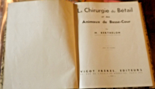 Chirurgie bétail et des - la,