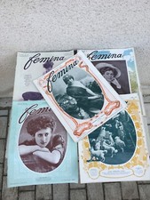 5 anciens magazines Femina / Magazines de mode / 1908 / Collection