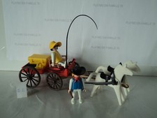 PLAYMOBIL vintage western carriole chariot cowboys femme set 3587 de 1983 #2