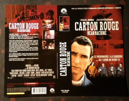 Jaquette vhs carton - carton, rouge