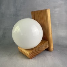 Lampe applique murale en bois