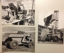 LOT 3 PHOTOS VINTAGE SPECIAL MACHINE SAMBRON