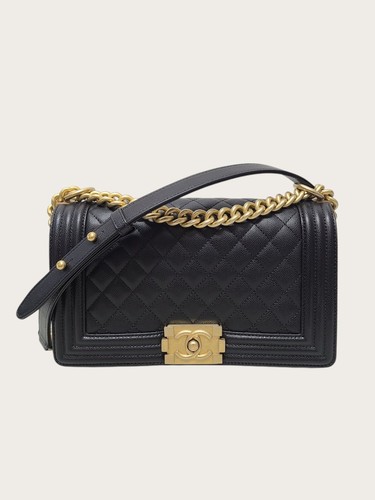 Chanel sac boy noir - boy, vintage