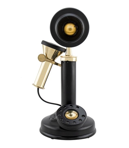 Ancien bougeoir téléphone