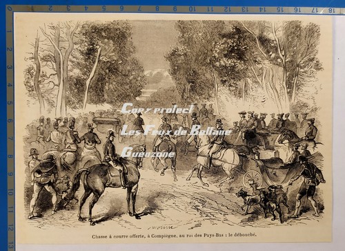 Chasse courre compiegne - courre, roi
