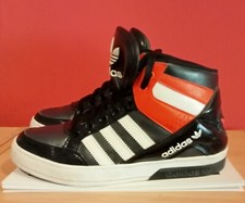 basket Adidas femme 38 noir orange fluo en cuir