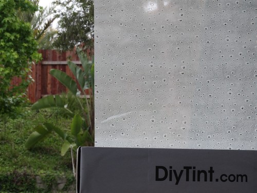 Frosted water drops privacy - frosted,
