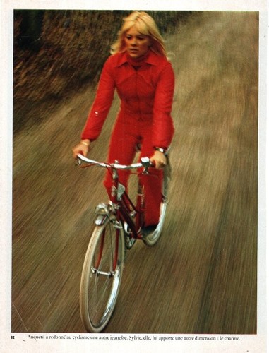 Sylvie vartan vélo - à, =