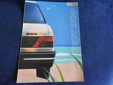 catalogue depliant peugeot 309