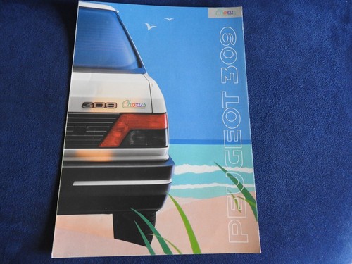 Catalogue depliant peugeot 309 - peugeot,