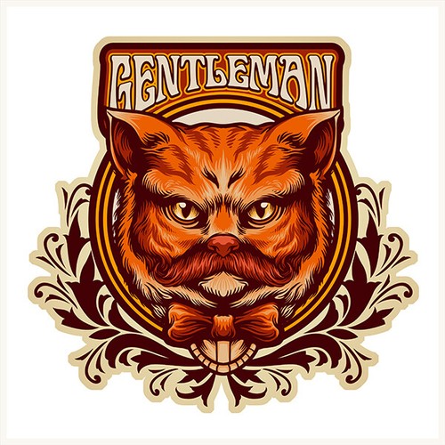 Chat moustache mignon - chat,