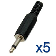 5x Connecteur prise Audio Mono