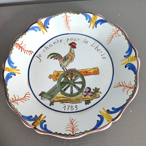 Assiette décorative faïence - décorative,