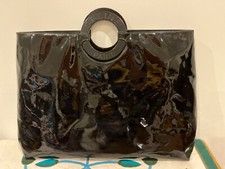 Sac cabas en vinyl Noir CELINE