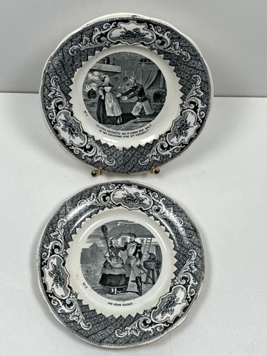 Lot anciennes assiettes - lot,