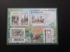 TIMBRES FEUILLE BLOC F4725-LES