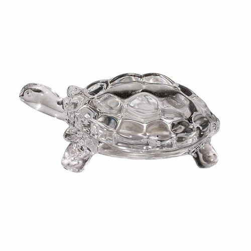 Cristal finition tortue statue - cristal,
