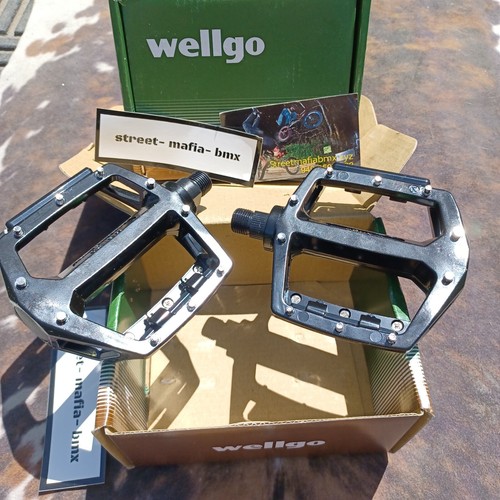 Wellgo bmx bike pedals - wellgo, dx