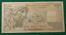 Billet Algérie - 5000 FRANCS