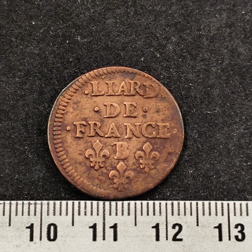 Piece liard 1656 en - liard,