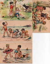 4 CARTES POSTALES ANCIENNES