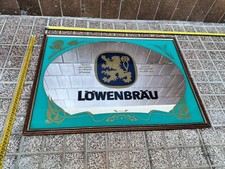 Magnifique Cadre À Miroir Publicitaire Vintage de Collection Bière