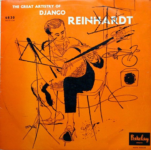 Django reinhardt rare lp - django, 25