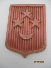 83 VAR LE LUC BLASON  ANCIENNE MATRICE DE FONDERIE MOBILIER URBAIN