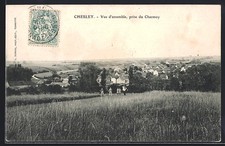 CPA Chesley, Vue d´ensemble, prise du Charnoy 1905 