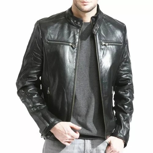 Veste cuir pour hommes 100 - veste,