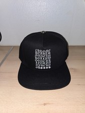 Chrome Hearts Eyechart Trucker Hat Black/white
