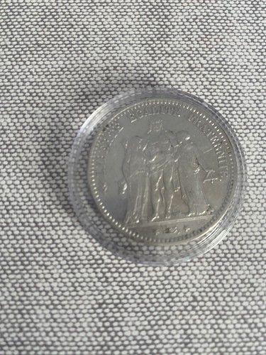 5fr hercule 1875 - argent, sous