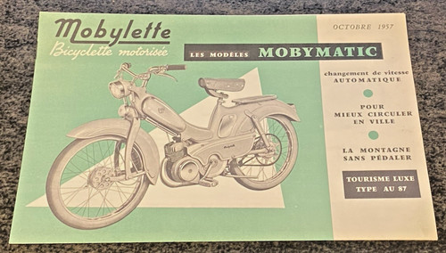 Brochure commerciale mobylette - brochure,