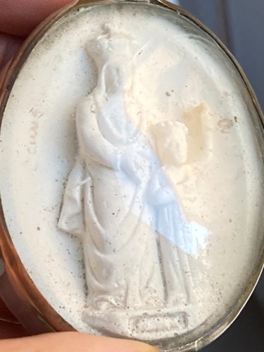 Médaillon vierge enfant - à, l'enfant